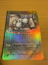 2003 Pokemon Magneton 17/97 EX Dragon Reverse Holo Rare e-Reader HP Creased picture