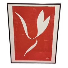 After Henri Matisse Skater in Motion I Red White Framed Print 20x16 picture