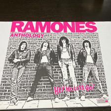 RAMONES Anthology Hey Ho Lets Go ORIGINAL 1999 Promo Poster 24x36 PRISTINE picture