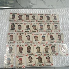 Topps 1968 playing Cards Complete Set Mickey Mantle Pet Rose Hank Aaron 33/33 picture