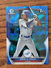 2023 Bowman Sapphire 1st Chrome Prospects Josue De Paula #BCP-111 (RC) Dodgers picture