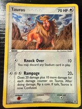 Pokémon TCG Tauros 16/112 EX Fire Red & Leaf Green Holo 2004 WOTC Vintage picture