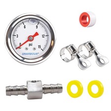 Universal Pressure Gauge 0-15Psi 8 Pack, 1.5