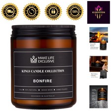 Stylish Jar Candle with Wooden Wick – Aromatherapy for the Exceptional Man picture