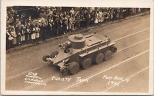 Postcard Fort Knox Kentucky Christie Tank M1931 Military Tank RPPC Posted 1932 picture