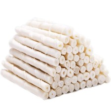 MON2SUN Dog Rawhide Twist Sticks Natural 5 Inch Thin Sticks Rawhide Chews Tre... picture