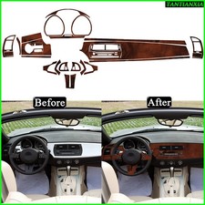 For BMW Z4 E85 2003-08 Bird's Eye Brown Interior Dashboard Full Trim Kits 32Pcs picture