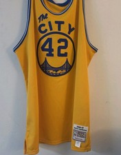 Golden State Warriors NBA Jersey Nate Thurmond Mitchell & Ness Sz 58 Misprint picture