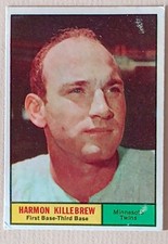 Topps 1961 Topps Harmon Killebrew #80 Minnesota Twins Base Set MLB picture