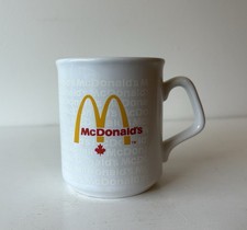 Vintage 1960’s/1970’s McDonald’s Canada Ceramic White Coffee Mug - Perfect Cndtn picture