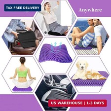 Gel Seat Cushion for Long Sitting, Double Thick Office Wheelchair Cushions picture