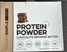 Clean Simple Eats Whey Protein Powder Chocolate Brownie Batter 10 Sticks protein picture