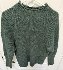 Chico’s Women’s Sweater, Green, Size Small or Chico’s Size 0, Long Sleeve picture
