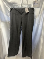 Xersion Studio Bootcut Pants Women's 1X Quick-Dry High-Rise Charcoal Gray  O4 picture
