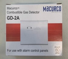 MACURCO GD-2A combustible Gas Detector 12-24vdc or vac white 32to 120F  picture
