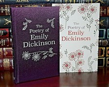 Poetry of Emily Dickinson Illustrated New Silk Deluxe Hardcover in Slipcase Gift picture