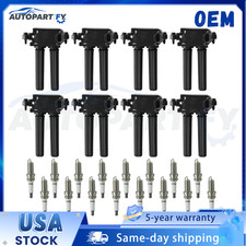 8X OEM Ignition Coil & 16X Iridium Spark Plug for Jeep Dodge Ram V8 5.7L UF504 picture
