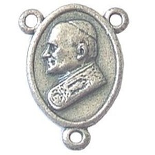 Pope John Paul II - center piece - Pewter (1.6cm-0.63