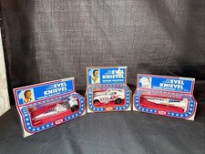 Ideal Evel Knievel Precision Miniatures; Funny Car , Dragster, Sky Cycle 1976 X3 picture