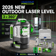 Huepar Pro GS03CG 3x360 Green Laser Level Outdoor Self-Leveling Remote picture