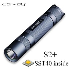 Convoy S2 Plus SST40 Flashlight Linterna LED High Powerful 18650 Flash Light 180 picture