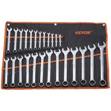 VEVOR Combination Wrench Set 25-Piece Metric 6 mm to 32 mm with Roll-up Pouch picture