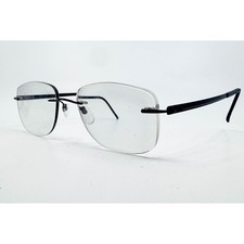 Silhouette Eyeglasses Mens Black Rimless 5263 50 6060 19 145 Austria 50-19-145 picture