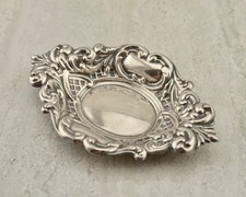 Vintage C.1971 Birmingham Sterling Silver bon bon sweets dish A Marston & Co picture