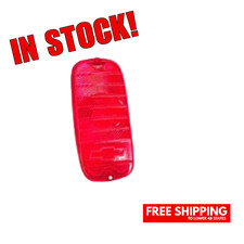 1960-1966 Chevy Fleetside Truck Taillight Lens Red Oval Bowtie C10 C20 C30 picture