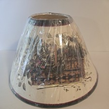1998 Longaberger Pat Richter Homestead  Large Lamp Shade Baskets Clip On 12