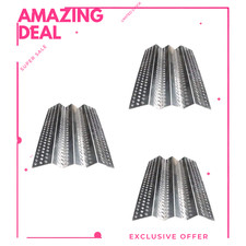 NEW 3Pk Stainless Steel Heat Plate S9246A Replacement AOG Grill 24/36 Series picture