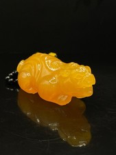 Chinese Natural Shoushan Stone Hand-carved Exquisite Beast Statue Pendant 33007 picture