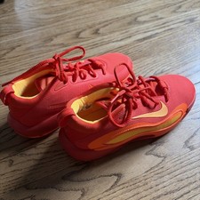 NIKE ISOFLY TEAM ORANGE SNEAKERS BIG BOYS SZ. 4.5Y New without box picture