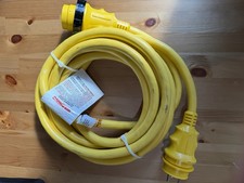 Marinco 30A 25' Molded Cordset 125V Yellow Watertight Power Cord 199117 picture