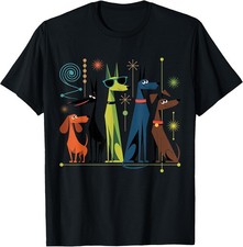 Vintage Mid-Century Dog Design T-Shirt from the '50s & '60s picture
