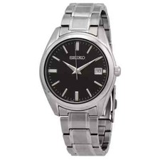 Seiko Men's Classic Quartz Black Dial Quartz Watch - SUR311P1 NEW picture
