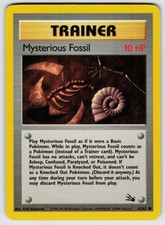 Mysterious Fossil 62/62 Fossil Unlimited Pokemon LP picture