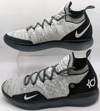 Nike Zoom KD 11 White Black Men's Basketball Shoes Size 10 picture