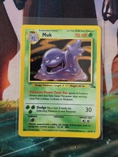 Muk - 1999 Pokemon Card - Fossil Set - Holo Rare Vintage Pokemon Card picture