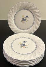 🌟Set of 6 VTG Nikko Fine Tableware Blue Peony Dinner Plates, Japan 10.5