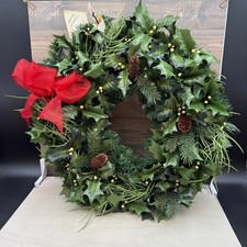 Vintage Hallmark Large Display Ornament Wreath 18 Inch picture