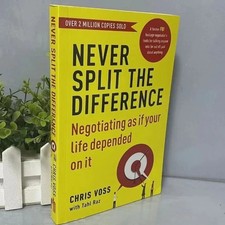 Never Split The Difference By Chris Voss Books picture
