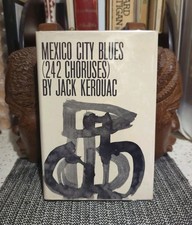 Jack Kerouac Mexico City Blues True 1st Edition B&W Cover 1959 Grove Press HCDJ picture
