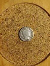 1908 S 10C Barber Dime 90% Silver US Coin BD236 (TUCK) ANTIQUE LOW MINTAGE  picture