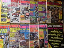 DIRT RIDER Magazine Lot (12) Complete Full Year 1995🔥 EXC/ N MINT 🔥Motocross picture