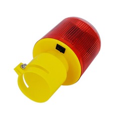 LED Solar Strobe Warning Light Flash Road Barricade Traffic Signal Beacon Lamp F picture