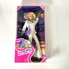 Mattel 70s Disco Barbie Special Edition Vintage 1998 Doll 19928 New in Box picture