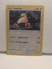 POKEMON SNORLAX 140/202 RARE COSMOS HOLO VLP CARD SWORD & SHIELD picture