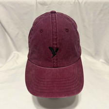 American Eagle Outfitters Burgundy Eagle Logo Baseball Cap Adjustable Cotton picture