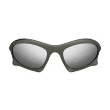 BAT RECTANGLE GREY BALENCIAGA SUNGLASSES BB0229S-002 picture